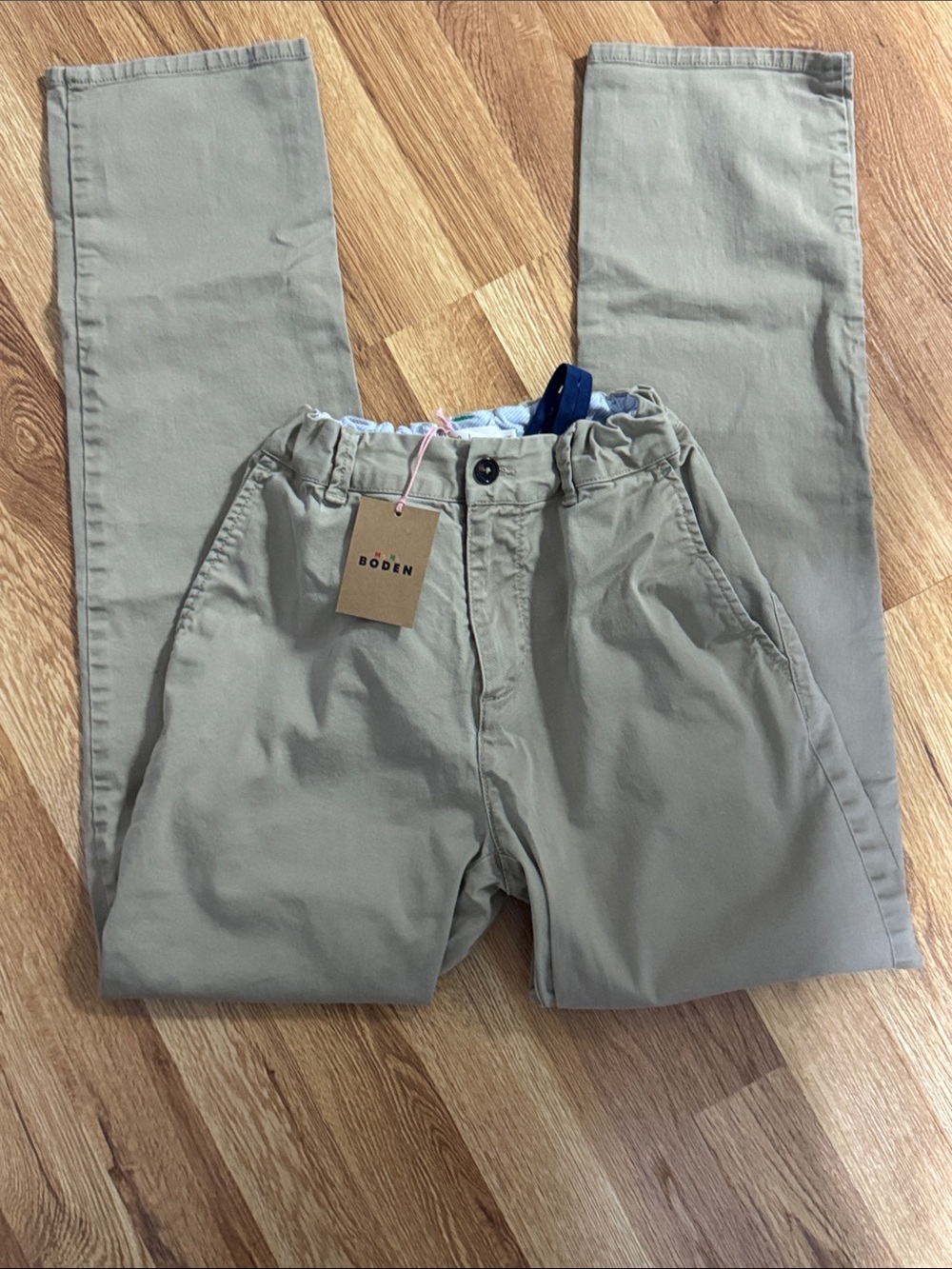 Mini Boden Chinos in Khaki - Casual Straight Leg 14Y